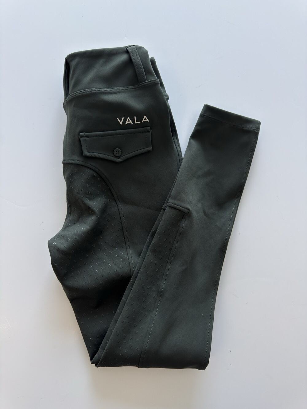 VALA Equestrian Sculpt And Smooth Riding Breeches - Olive Medium